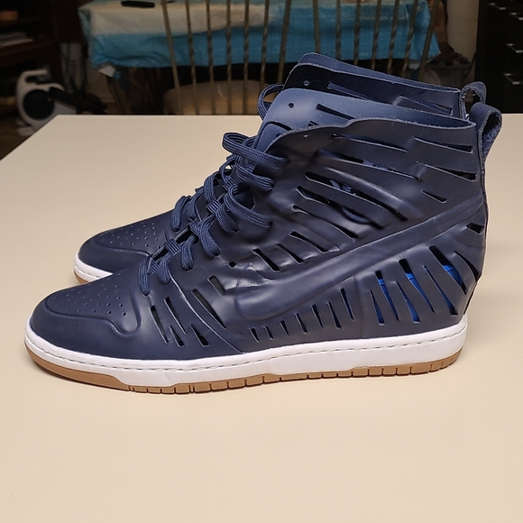 Nike Dunk Sky 2.0 Joli high top wedge casual sneakers size 11 1/2 - Picture 6 of 10